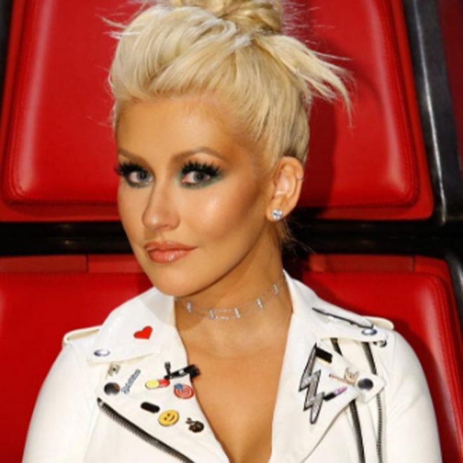 Christina Aguilera, una rubia platino de corazón