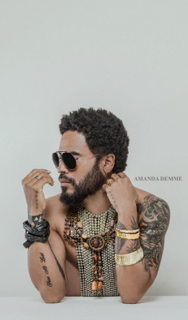 Lenny Kravitz, amante de los tatuajes