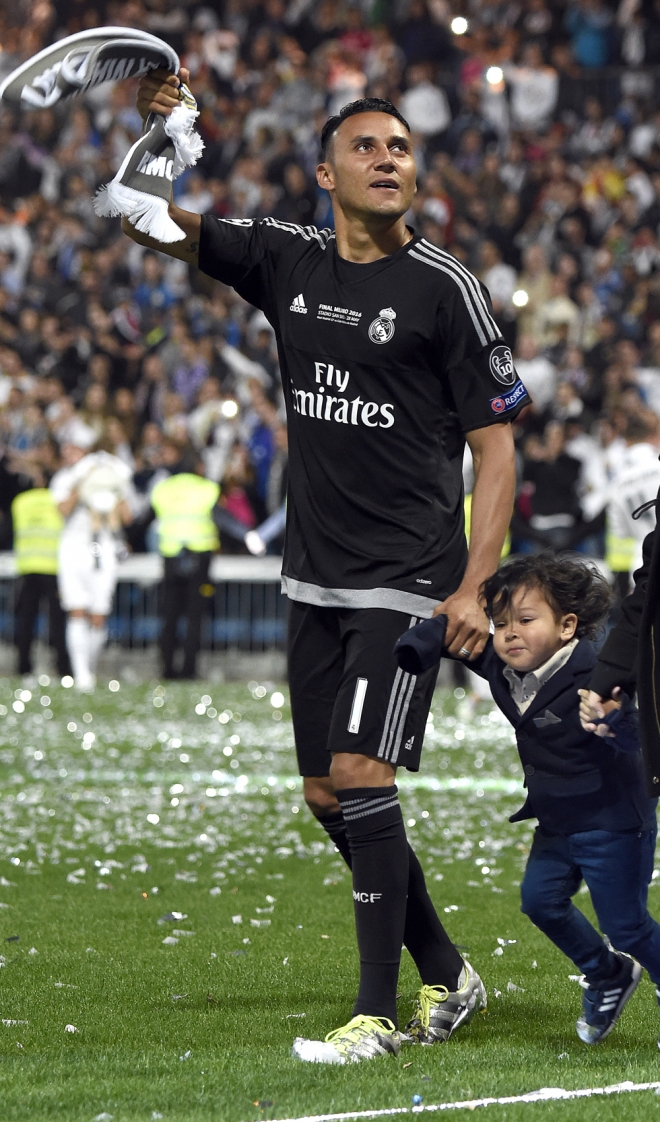 Hijos del Real Madrid: Keylor Navas y su pequeña Daniela