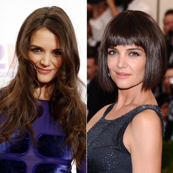 Famosas, ¿con o sin flequillo? : Katie Holmes