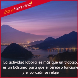 Frases motivadoras sobre el trabajo: corazón y mente relajados
