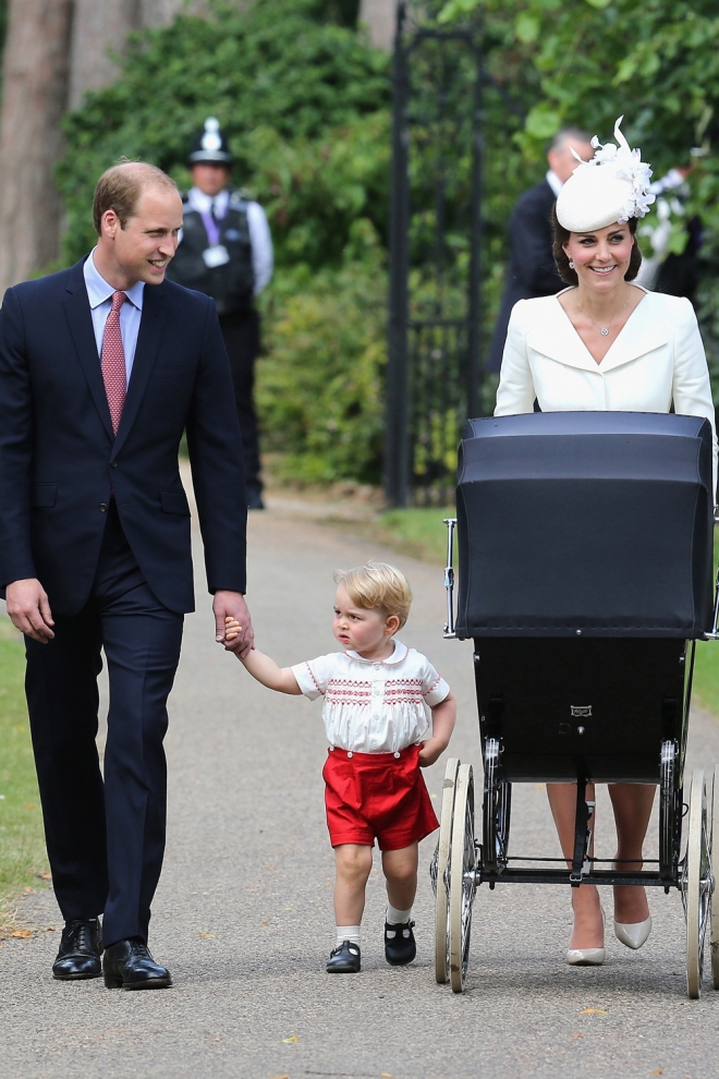Kate Middleton y Guillermo de Cambridge, familia feliz