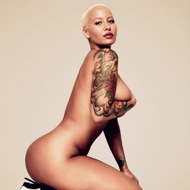 Amber Rose desnuda, una foto para la posteridad en Instagram