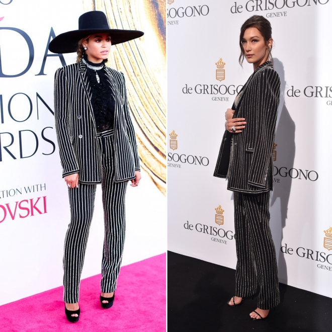 Famosas con el mismo look: Beyoncé y Bella Hadid