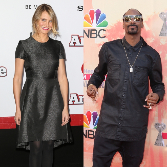 Famosos que no sabías que son amigos: Cameron Diaz y Snoop Dog