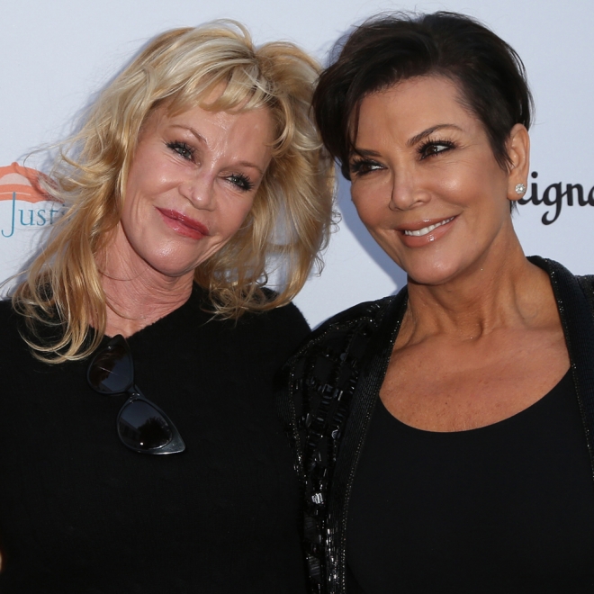 Famosas que no sabías que son amigas: Kris Jenner y Melanie Griffith