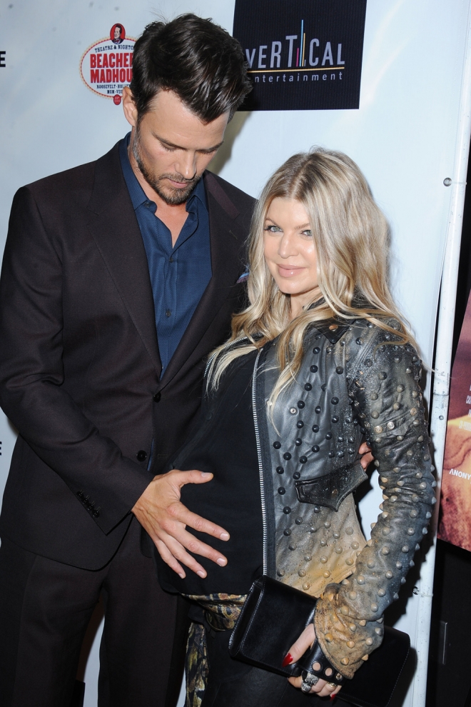 Fergie, durante su embarazo con Josh Duhamel