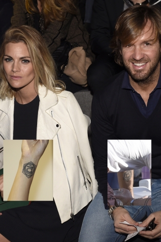 Amaia Salamanca y Rosauro Varo, tatuados por amor