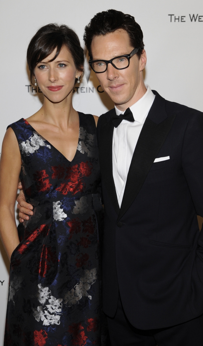 Benedict Cumberbatch y Sophie Hunter, todo amor