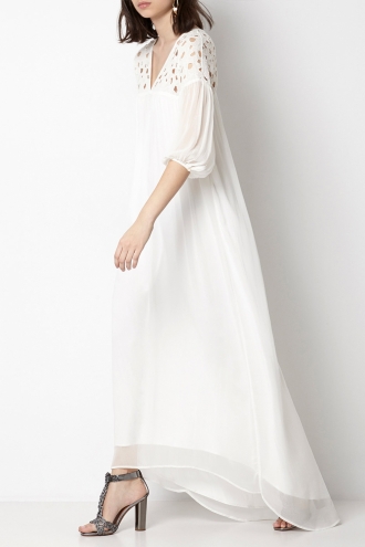 Un vestido muy soft de Hoss Intropia para Dulceida