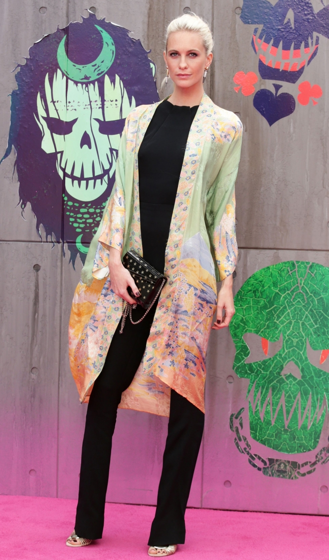 Suicide Squad: Poppy Delevingne apoya a Cara en el estreno londinense