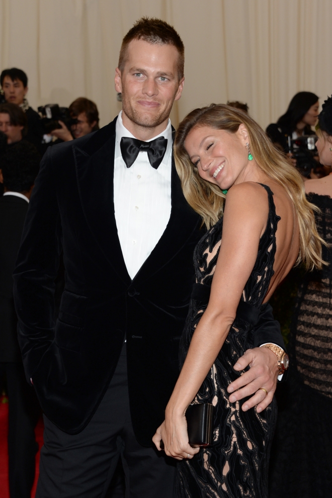 Tom Brady y Gisele Bündchen, gestos de cariño