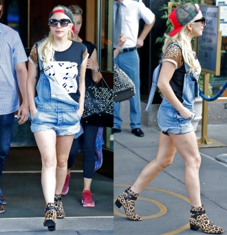 Lady Gaga: Total look animal print