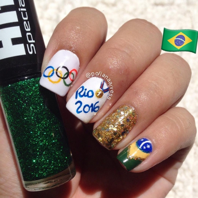 Olympicnails: Brasil
