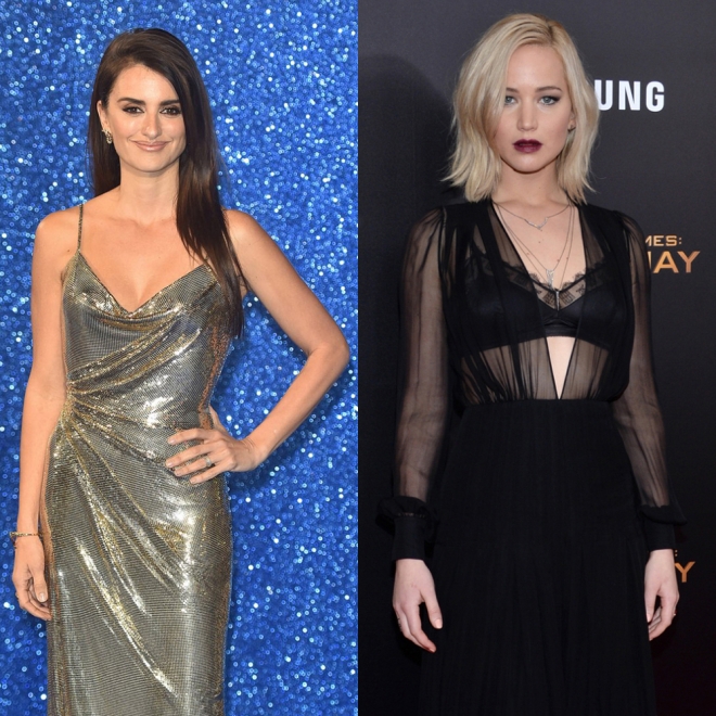Famosas que no sabías que son amigas: Penélope Cruz y Jennifer Lawrence