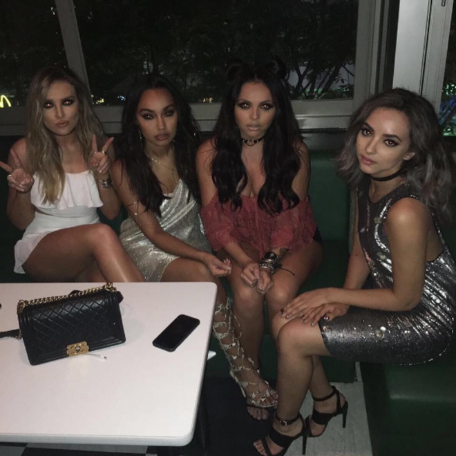 Las chicas de Little Mix, de fiesta celebrando sus éxitos