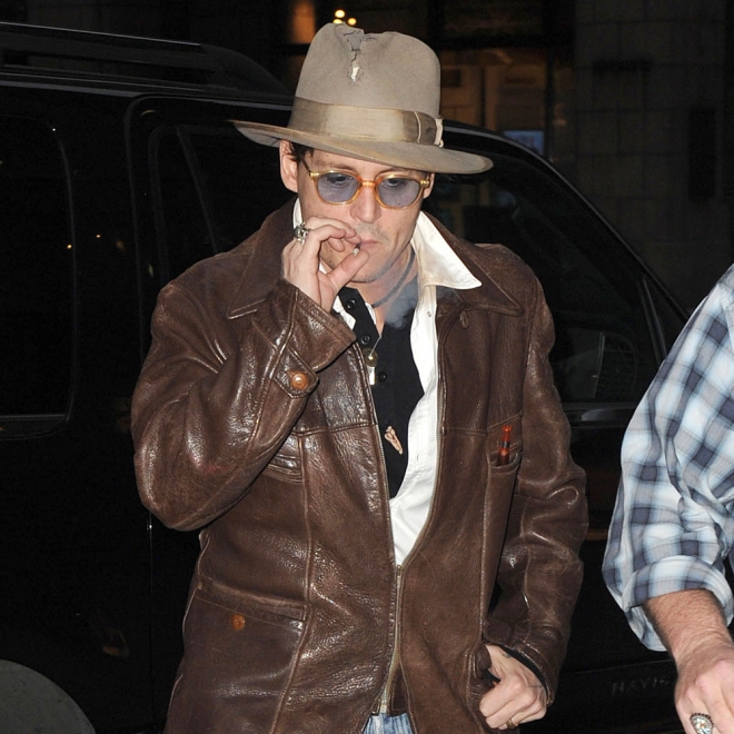 Famosos que fuman: Johnny Depp