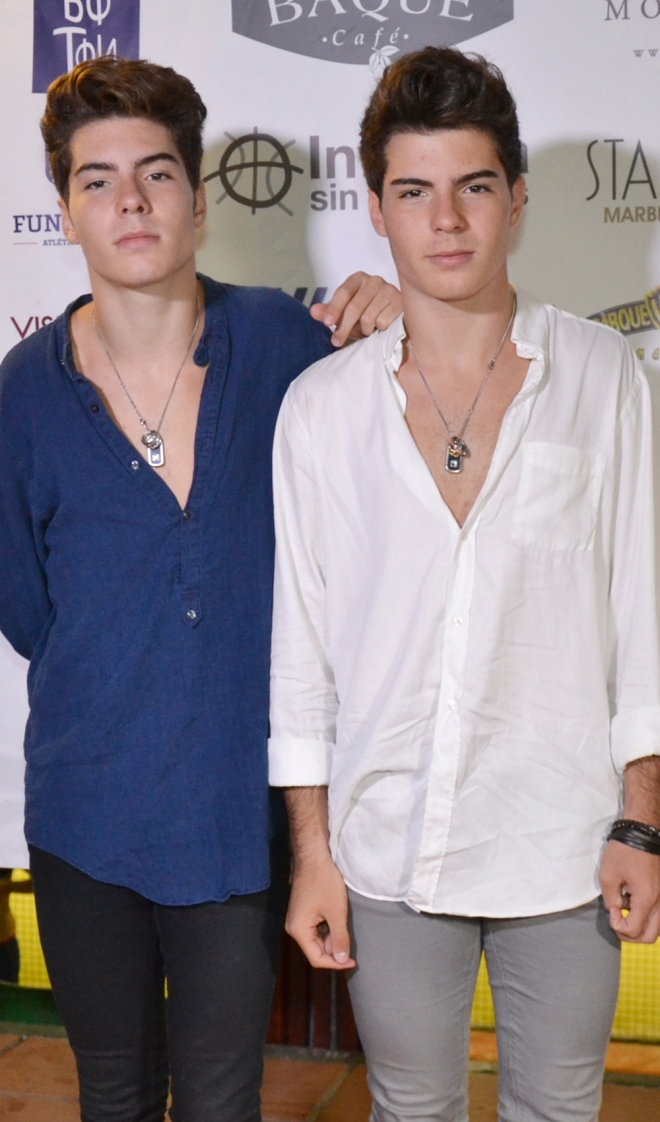 Jesús y Daniel Oviedo, solidarios