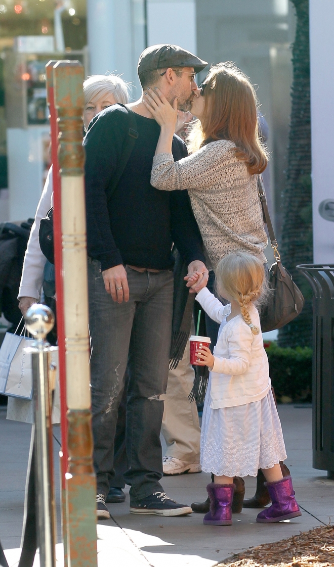 Amy Adams y Darren Le Gallo, familia feliz