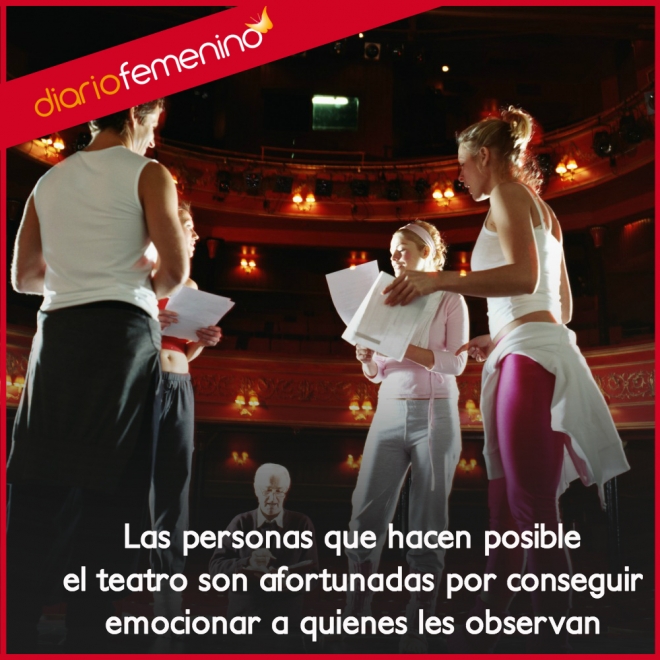 Frases para el teatro: amor por las tablas