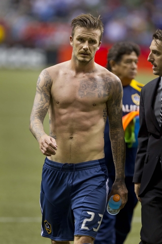 David Beckham: más de 40 tatuajes