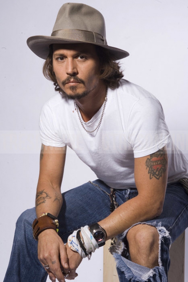 Johnny Depp, sexy tatuado