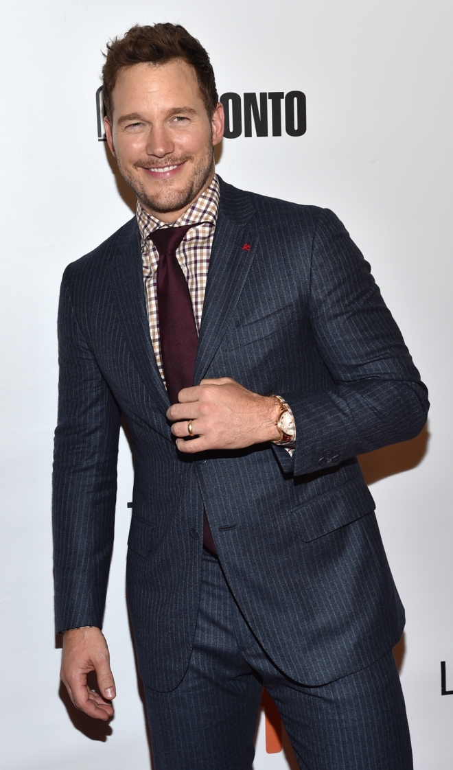 Festival de Cine de Toronto 2016: Chris Pratt, muy sonriente