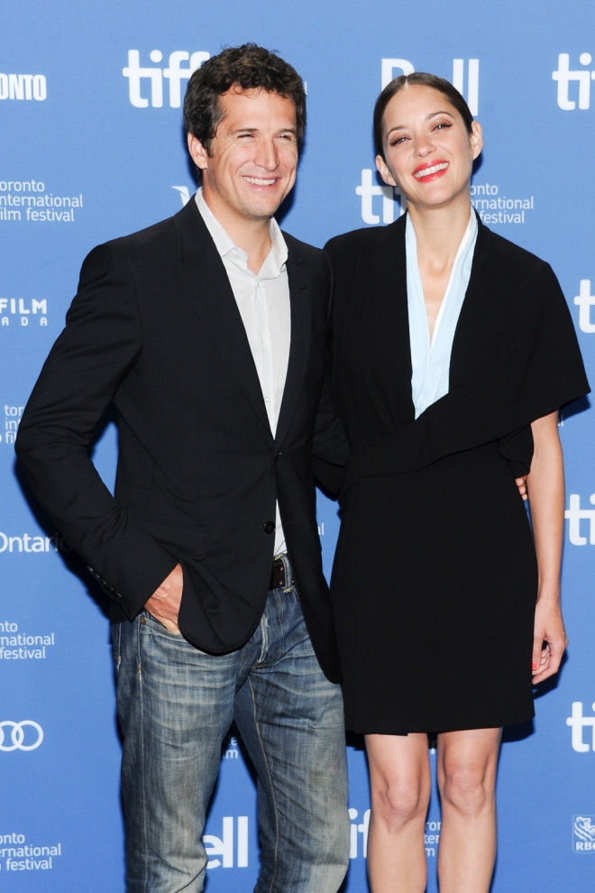 Marion Cotillard y su pareja Guillaume Canet, felices