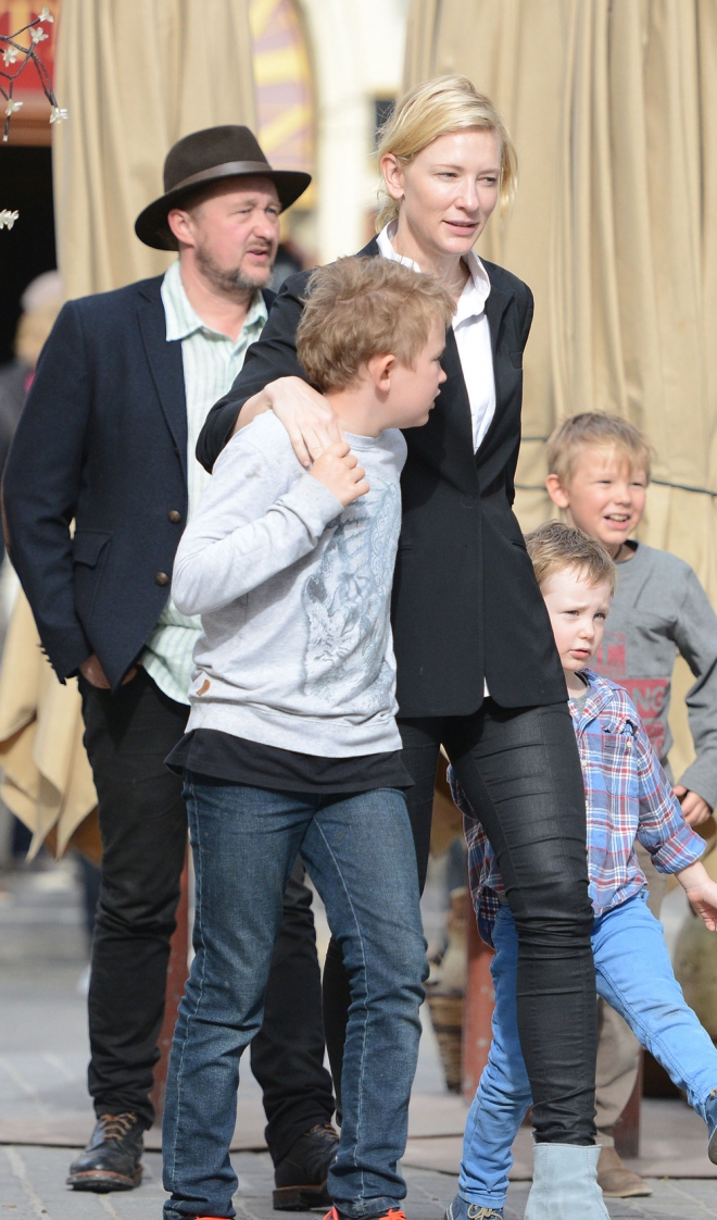 Cate Blanchett y Andrew Upton, familia feliz