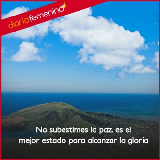 Frases sobre la paz: la manera de alcanzar la gloria