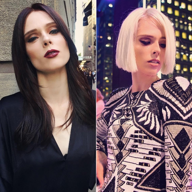 Cambios de looks de famosas: Coco Rocha, muy favorecida