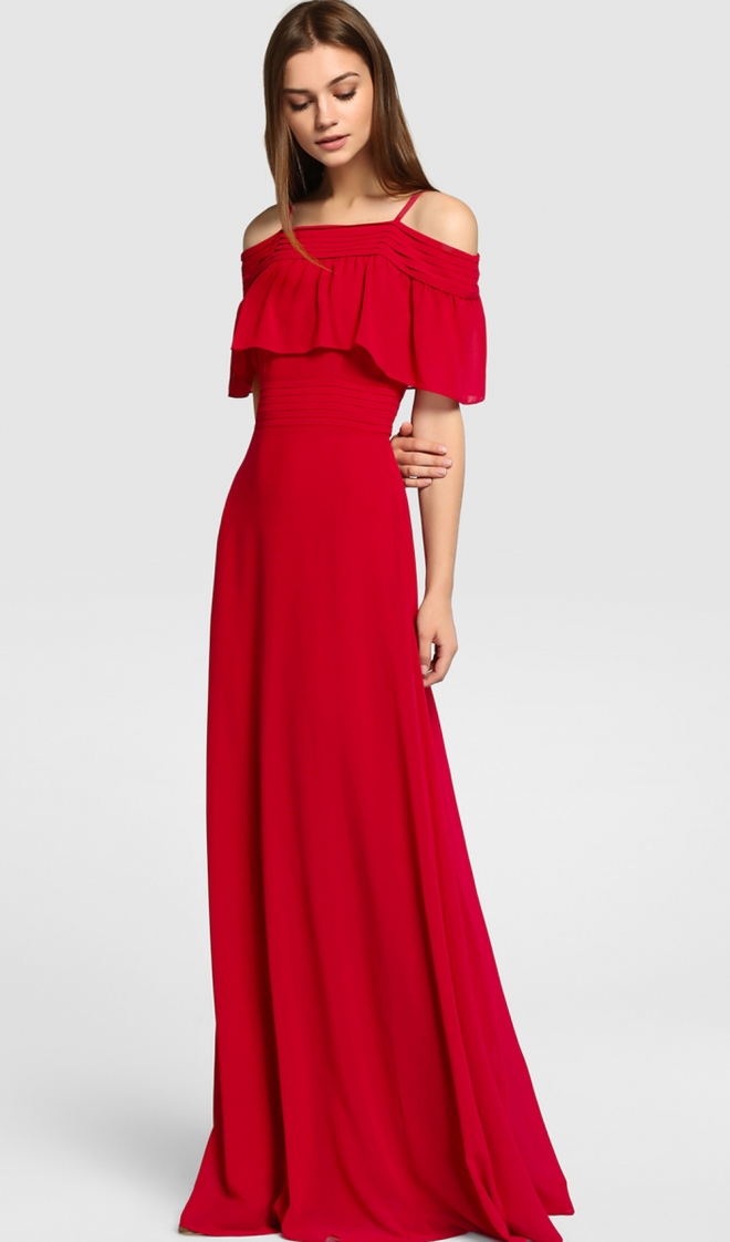 Venta > vestido rojo el corte ingles > en stock