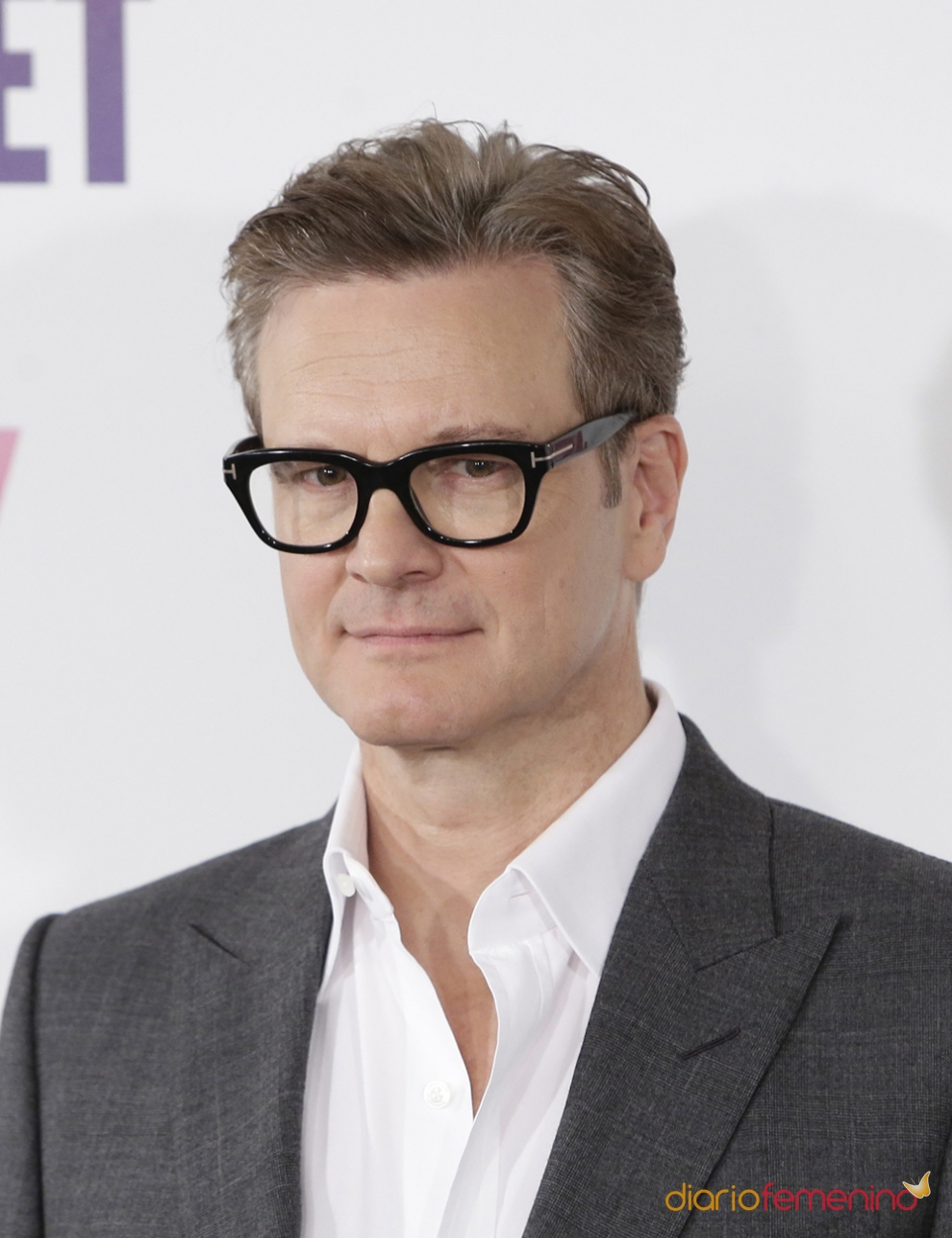 Famosos con gafas Colin Firth, muy guapo