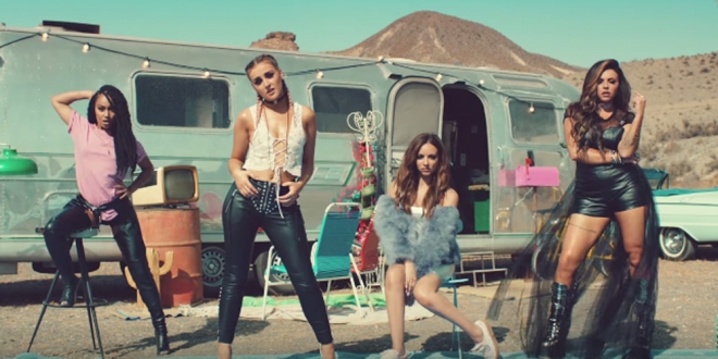 Cuero, tul, tops y mucha moda en Little Mix