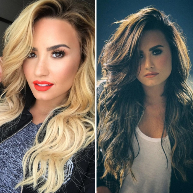 Cambios de looks de famosas: Demi Lovato, guapa y estupenda
