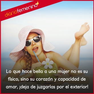Frases para mujeres: tu corazón y amor te hace bella