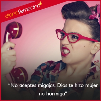 Frases para mujeres: no aceptes migajas