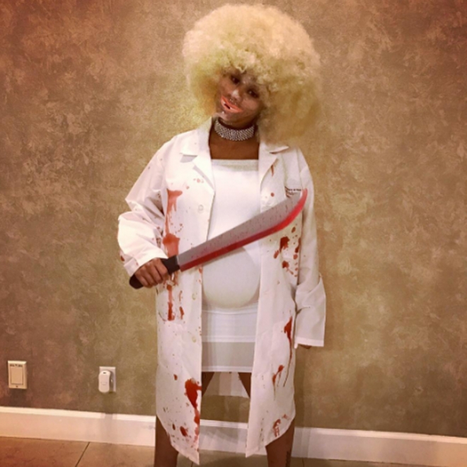 Blac Chyna, disfrazada para Halloween