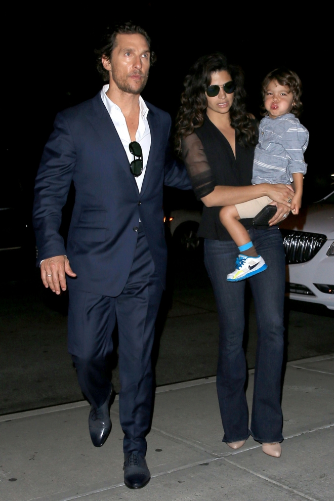 Matthew McConaughey y Camila Alves, familia feliz
