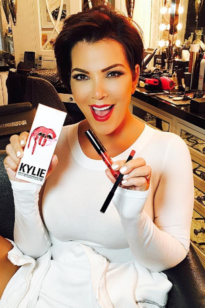 Curiosidades de Kris Jenner: tiene un pintalabios con su nombre