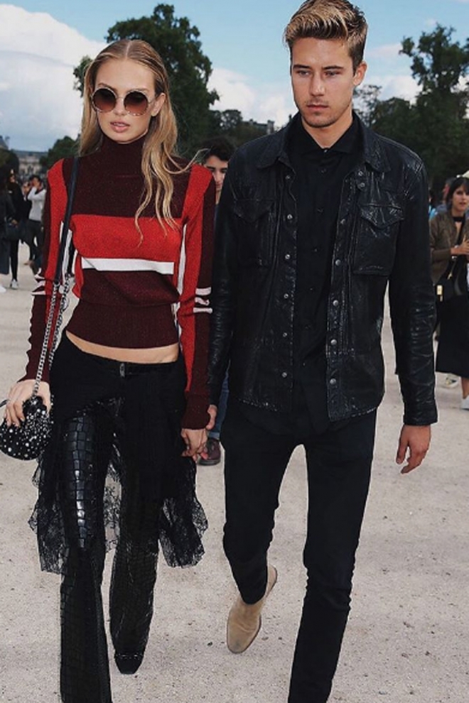 El novio de Romee Strijd que le hace juego