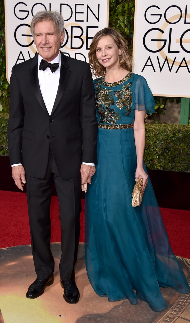 Harrison Ford y Calista Flockhart, pareja de guapos