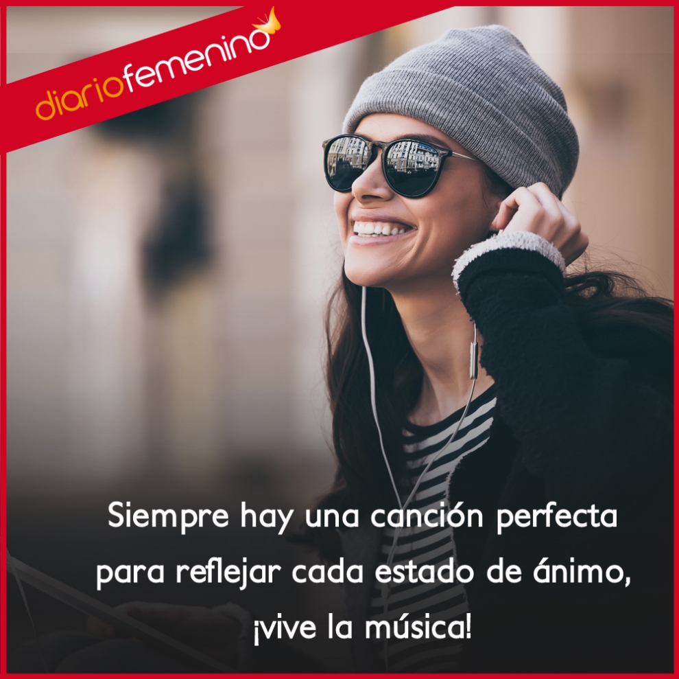 Frases sobre canciones reflejan tu estado de ánimo