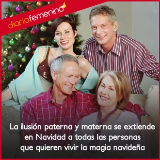 Los padres en Navidad, una familia unida para siempre