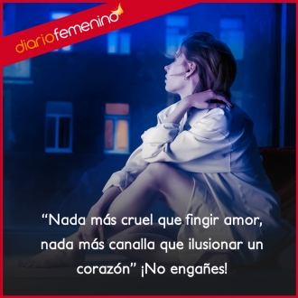 Frases sobre el engaño: nada más cruel que fingir amor