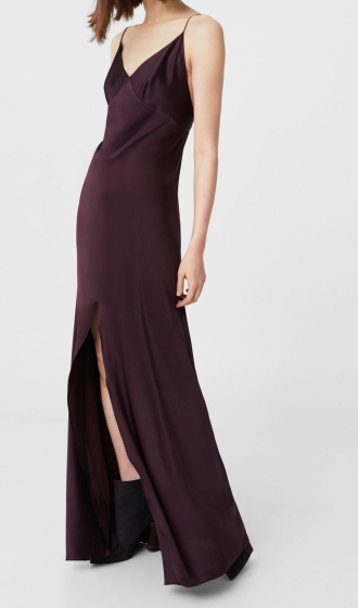 Vestidos de invitada en 2017: la opción burdeos de MANGO