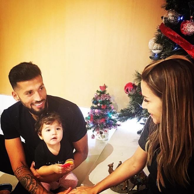 Las navidades más felices de Ezequiel Garay y Tamara Gorro