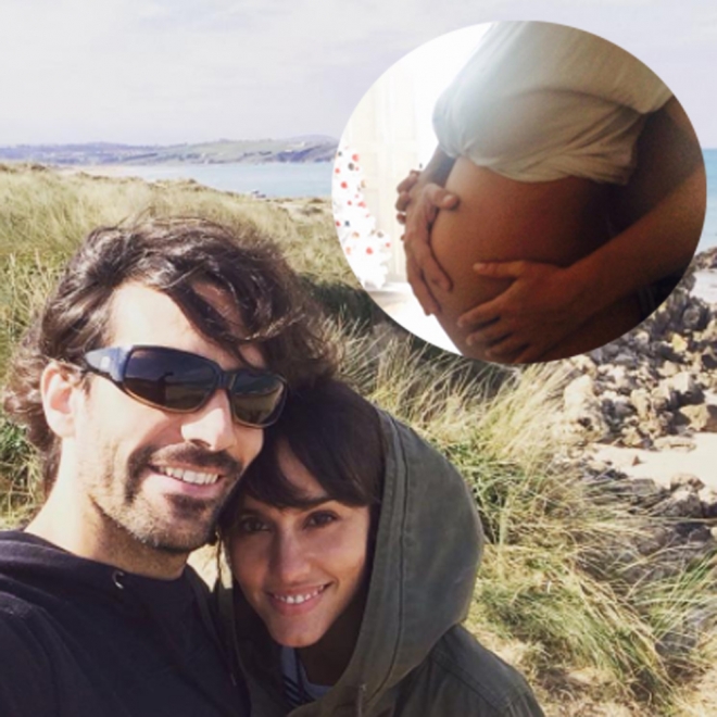 Famosos papás en 2017: Megan Montaner y Gorka Ortúzar