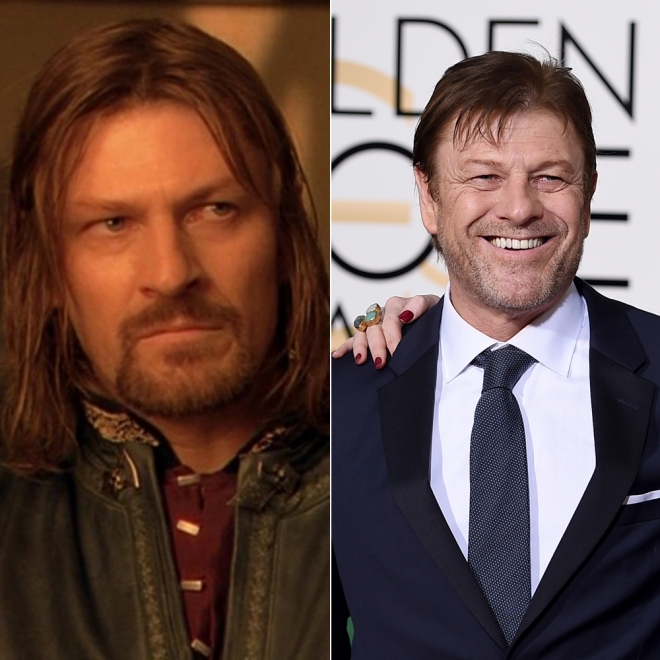 Cambio La comunidad del anillo: Boromir y Sean Bean