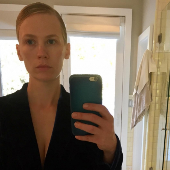 Famosas sin maquillar: January Jones, una mujer 10